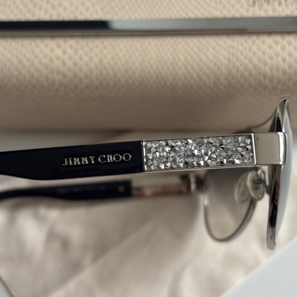 Jimmy Choo Women's Baba/S Palladium/Grey Mirror Silver - Picture 9 of 9